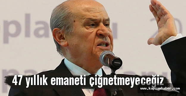 Bahçeli başkanlar toplantısından sonra açıklama yaptı