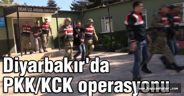 Diyarbakır'da PKK-KCK operasyonu