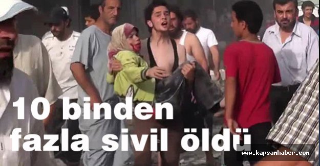 Esed ve Rus bombardımanında 10 binden fazla sivil öldü