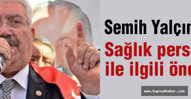 MHP'li Semih Yalçın'dan Soru Önergesi