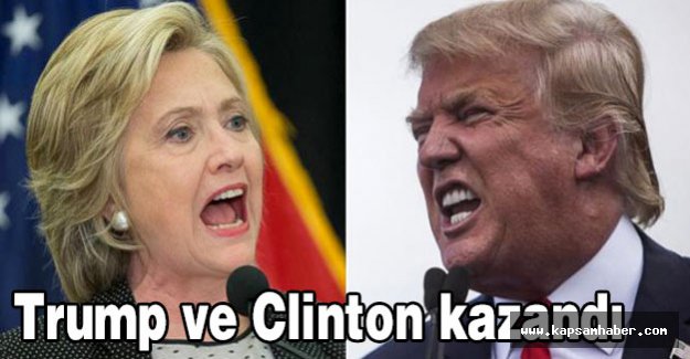 New York ön seçimlerini Trump ve Clinton kazandı