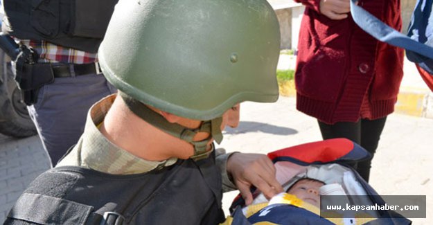 Nusaybin'de bir ailenin tahliye görüntüleri