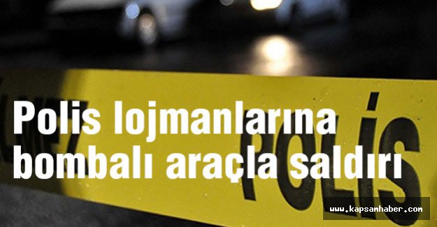 Polis lojmanlarına saldırı