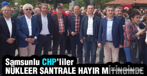 SİNOP'TA NÜKLEER SANTRALE HAYIR MİTİNGİ