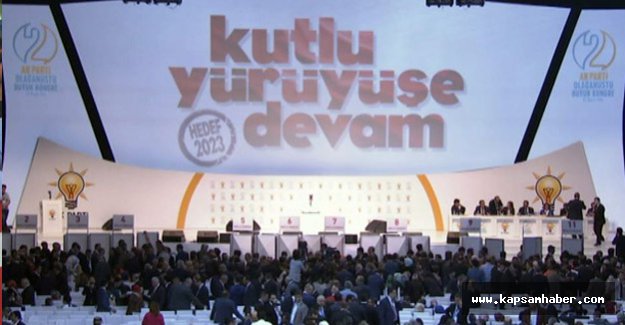 AK Parti 2. Olağanüstü Kogresi'nde oy kullanmaya başlandı