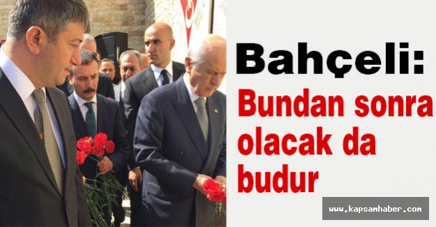 Bahçeli: Oyun oynuyorlarmış, biz de bozarız.