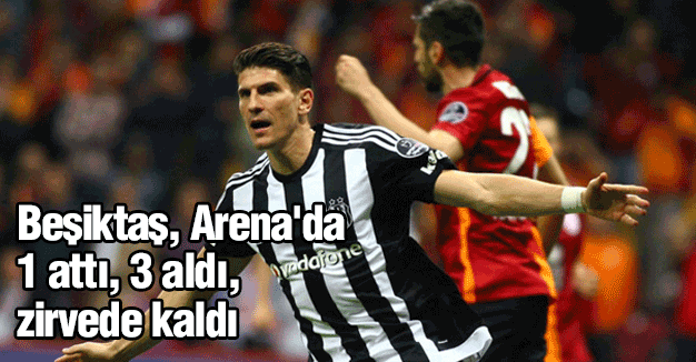 Beşiktaş, Arena'da 1 attı, 3 aldı