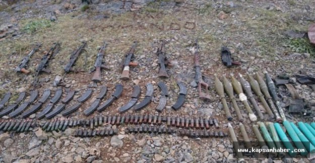 Hakkari'de silah ve mühimmat yakalandı