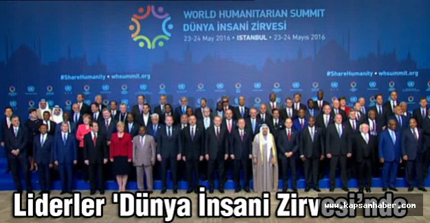 Liderler 'Dünya İnsani Zirvesi’nde