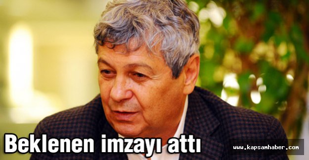 Lucescu beklenen imzayı attı