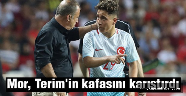 Mor, Terim'in kafasını karıştırdı