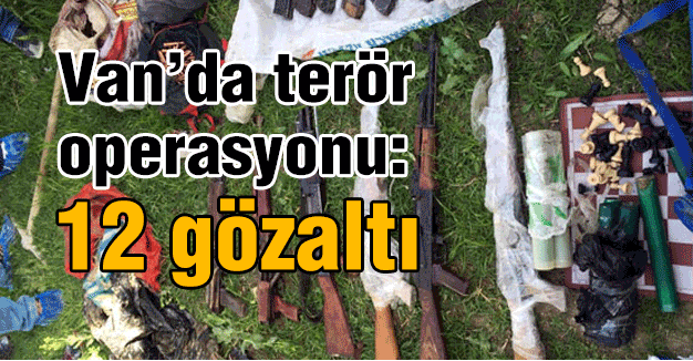 Van’da terör operasyonu
