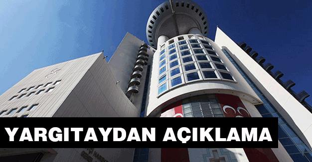 Yargıtay'dan Kurultay açıklaması