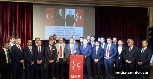 '19 Haziran MHP'de Dönüm Noktası Olacak'