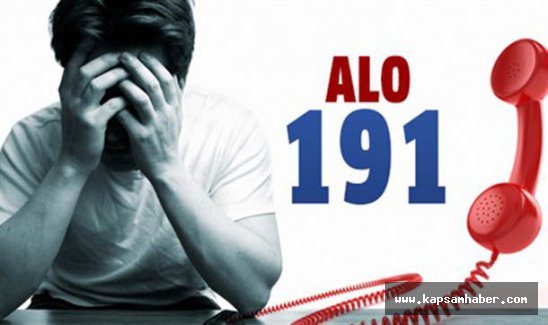 Alo 191’e 10 ayda 65 bin 680 çağrı