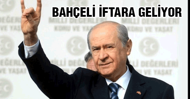 Devlet Bahçeli İftarını Samsun'da Açacak