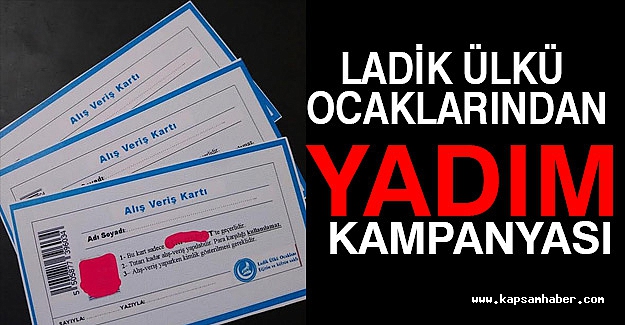 Ladik Ülkü Ocaklarından Yardım Kampanyası