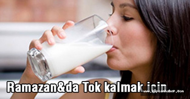 Ramazan'a Tok Kalmak İçin Bunu Yapın...