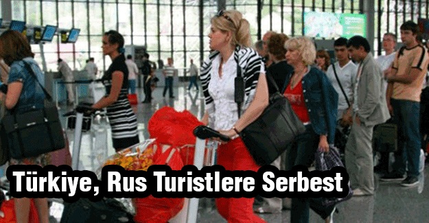 Rus turistlerin Türkiye'ye gidişi serbest...