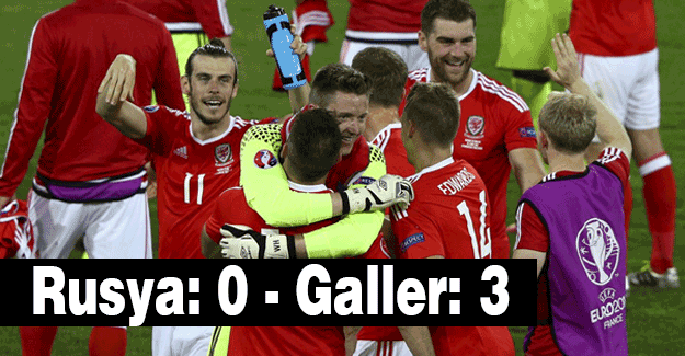 Rusya: 0 - Galler: 3