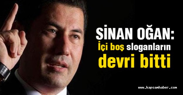 Sinan Oğan: Bu ağabeylerimiz doğal il delegesi olacak