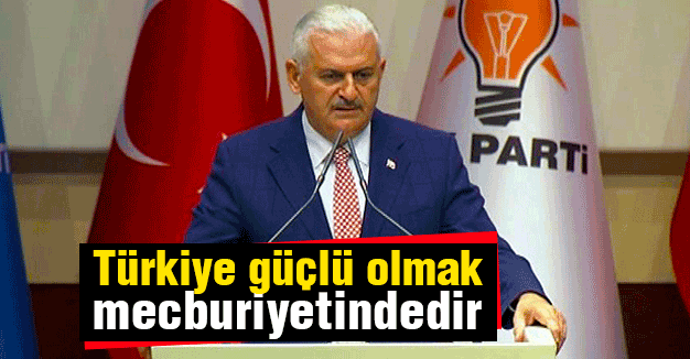 Yıldırım: Türkiye güçlü olmak mecburiyetindedir