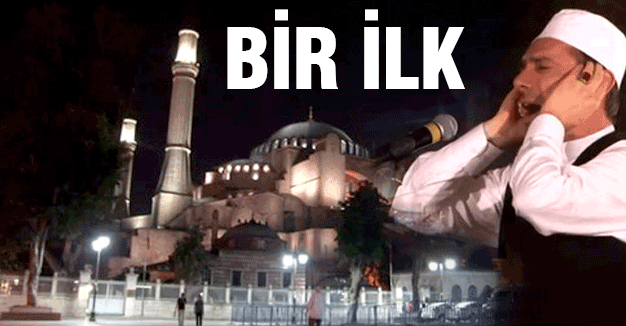 85 yıl sonra Ayasofya'da bir ilk...