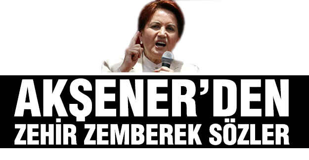 Akşener'den Sert Sözler; Alçaktır, Şerefsizdir, Korkaktır.