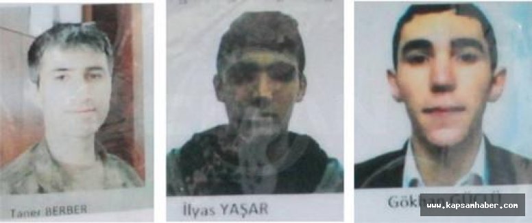 İşte Yakalanan 3 Teröristin Kimlikleri