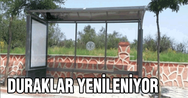 Kırkağaç'ta Duraklar Yenileniyor...