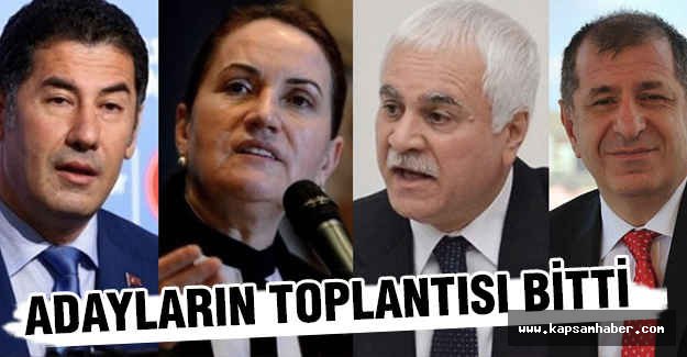 MHP Genel Başkan Adaylarının toplantısı bitti