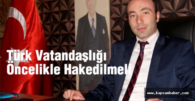 MHP'li Tekin: Türk Vatandaşlığı Öncelikle Hakedilmeli