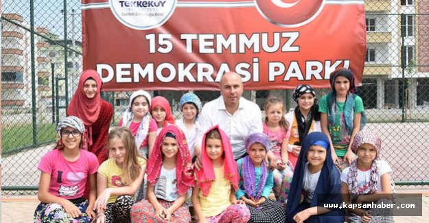 O Tarih Parklara Verilmeye Başlandı