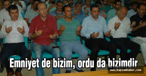Osmaniyeli Ülkücüler: Emniyet de bizim, ordu da bizimdir
