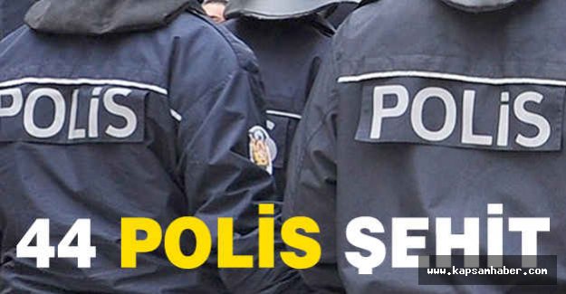 Özel Harekatçı 44 Polis Şehit