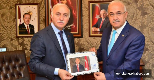 Samsun Valisi İbrahim Şahin'e Özel Pul
