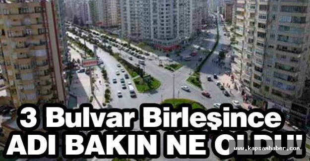 3 Bulvar Birleşince Bakın Adı Ne Oldu!
