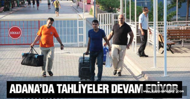 Adana’da cezaevinden tahliyeler başladı
