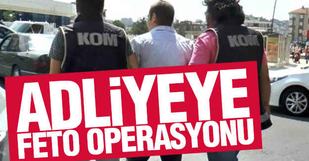 Adliyeye 100 Polisle Operasyon