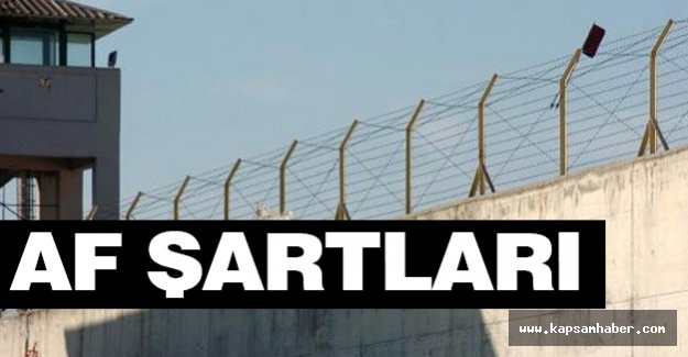 Af Şartları nedir?