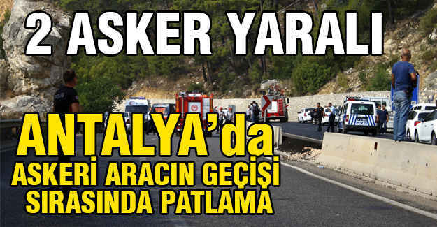 Antalya'da Askeri Araca Pusu!