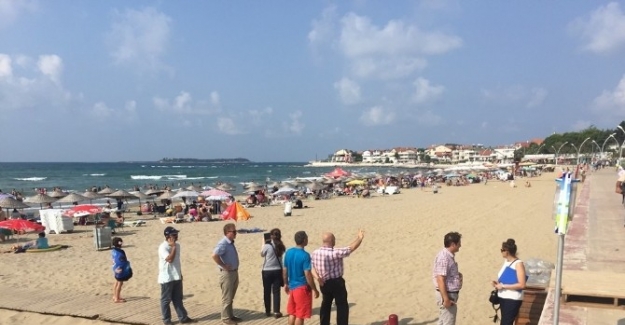 Büyükşehir’den mavi bayraklı plajlara inceleme