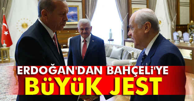 Erdoğan'dan Bahçeli'ye Büyük Jest