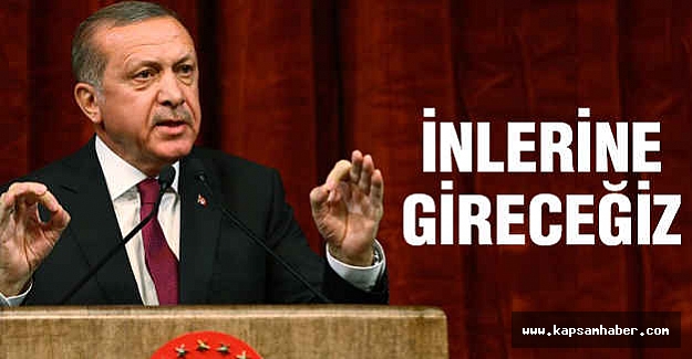 Erdoğan: İnlerine Gireceğiz