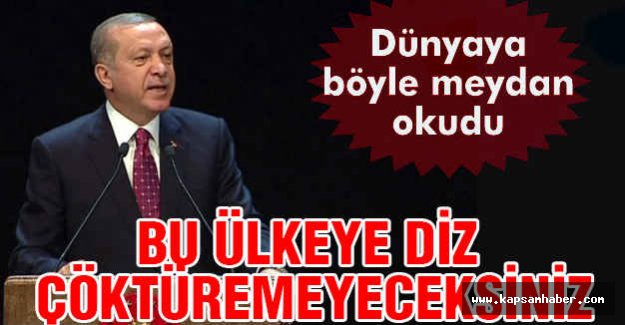 Erdoğan: Milletimizi Bölemeyeceksiniz