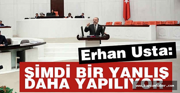 Erhan Usta: Şimdi Bir Yanlış Daha Yapılıyor