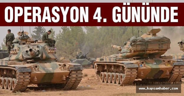 Fırat Kalkanı Operasyonu 4. gününde