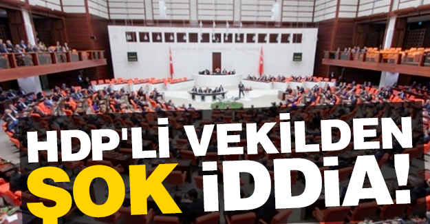 Genel Kurul'da HDP'li Vekilden Şok İddia