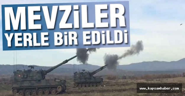 İSID Mevzileri Yerle Bir Edildi