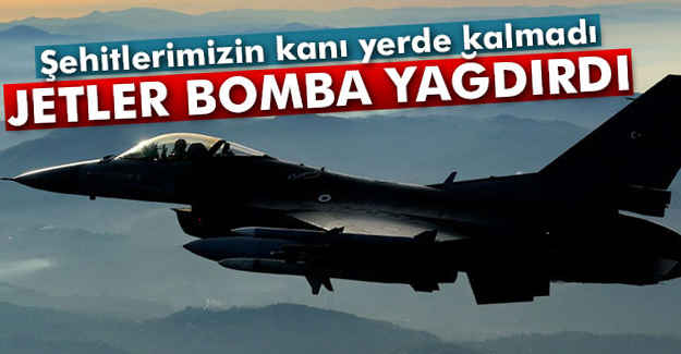 Jetler Bomba Yağdırdı...